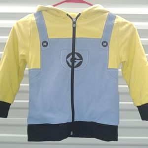 Despicable Me Minions Cubcoats Hoodie Size 4